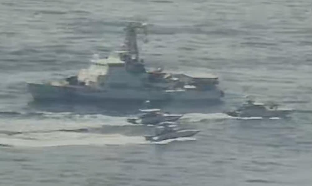 الأسطول الخامس الأمريكي ينشر مشاهد من تحرش البحرية الإيرانية بسفنه في الخليج