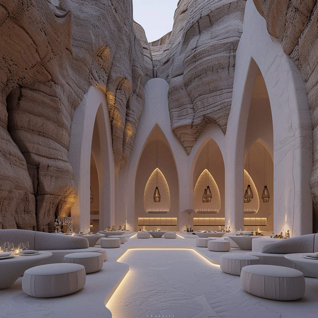 فنانة رقمية سعودية تتخيل ما سيبدو عليه العيش داخل كهوف العلا