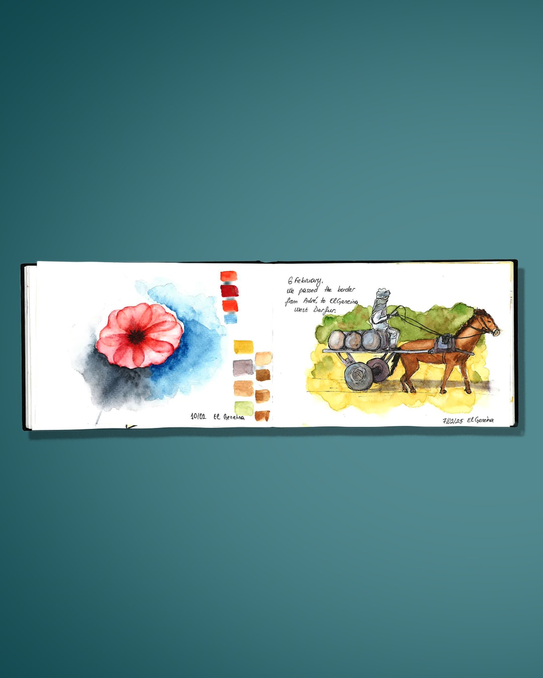 رسومات من قلب الصراع..هكذا قدمت عاملة إنسانية منظورا آخر لحرب السودان