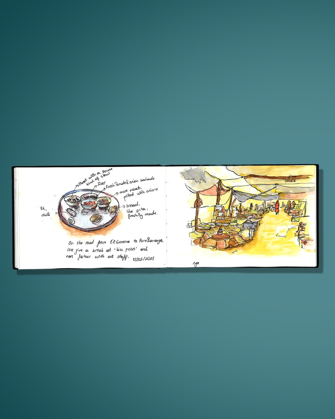 رسومات من قلب الصراع..هكذا قدمت عاملة إنسانية منظورا آخر لحرب السودان