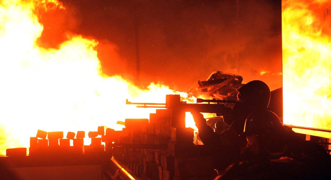 كييف تحترق ..25 قتيلا في مواجهات الشرطة والمعارضة الأوكرانية