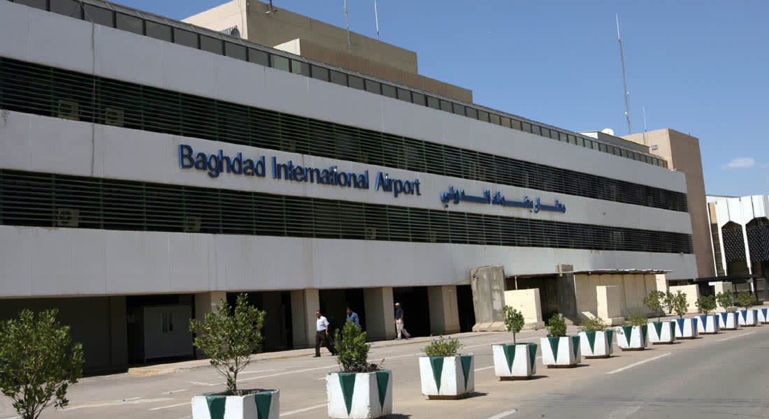 العراق.. تهديد باستهداف مطار بغداد ومسؤول يؤكد بأنها دعاية إعلامية
