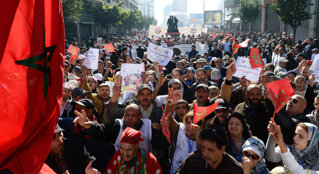 المغرب: مظاهرات ضد الحكومة ومطالبات برحيل بن كيران