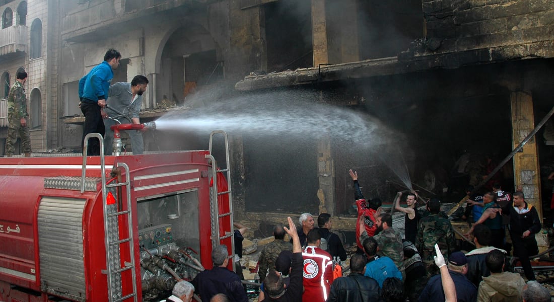 سوريا: مقتل 25 وجرح 107 بتفجير سيارتين بحمص