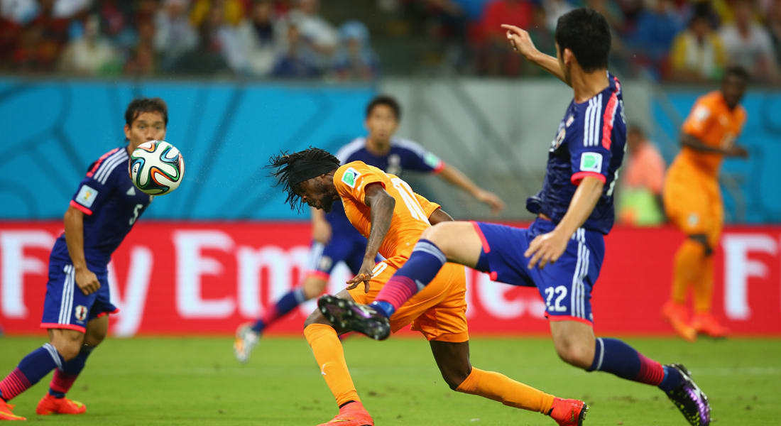 كأس العالم 2014: ساحل العاج ينتفض ويهزم اليابان بهدفين لهدف