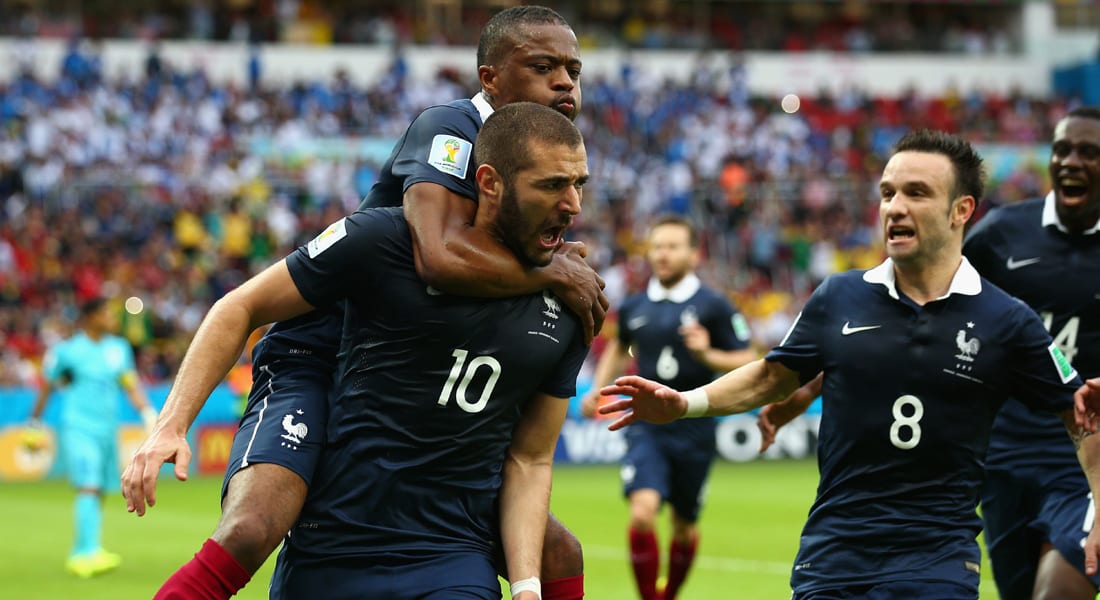 مونديال 2014: كريم بنزيمة يقود فرنسا لهزيمة هندوراس بثلاثية نظيفة