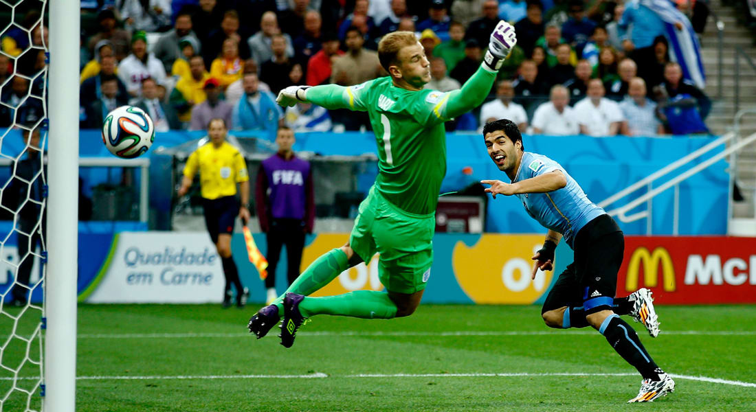 منتخب إنجلترا يقترب من وداع "البرازيل 2014" بخسارة ثانية أمام أوروغواي