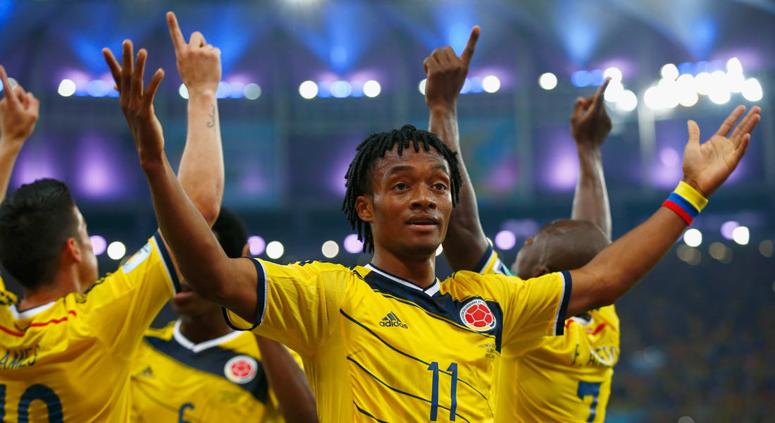 كأس العالم 2014: كولومبيا تتأهل على حساب الأوروغواي بهدفين مقابل لا شيء