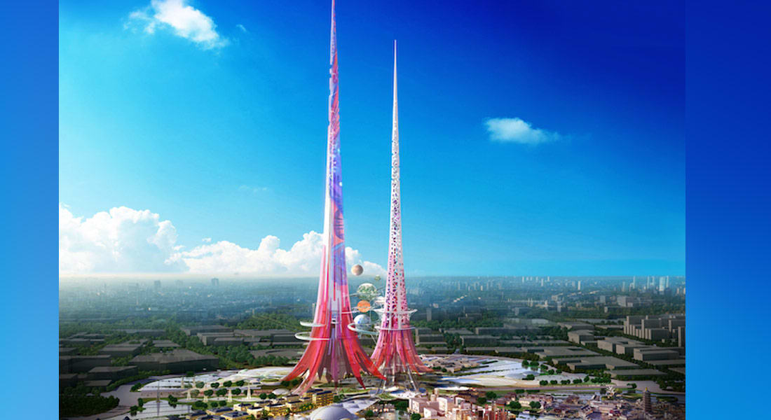 كيف ينظف أعلى برج في العالم الهواء من حوله في المستقبل؟