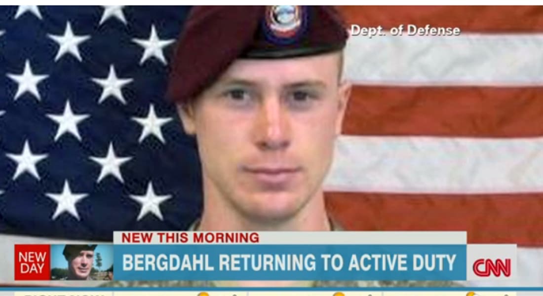 أمريكا: بعد 5 سنوات بقبضة طالبان... الجندي بيرغدول يعود للخدمة العسكرية