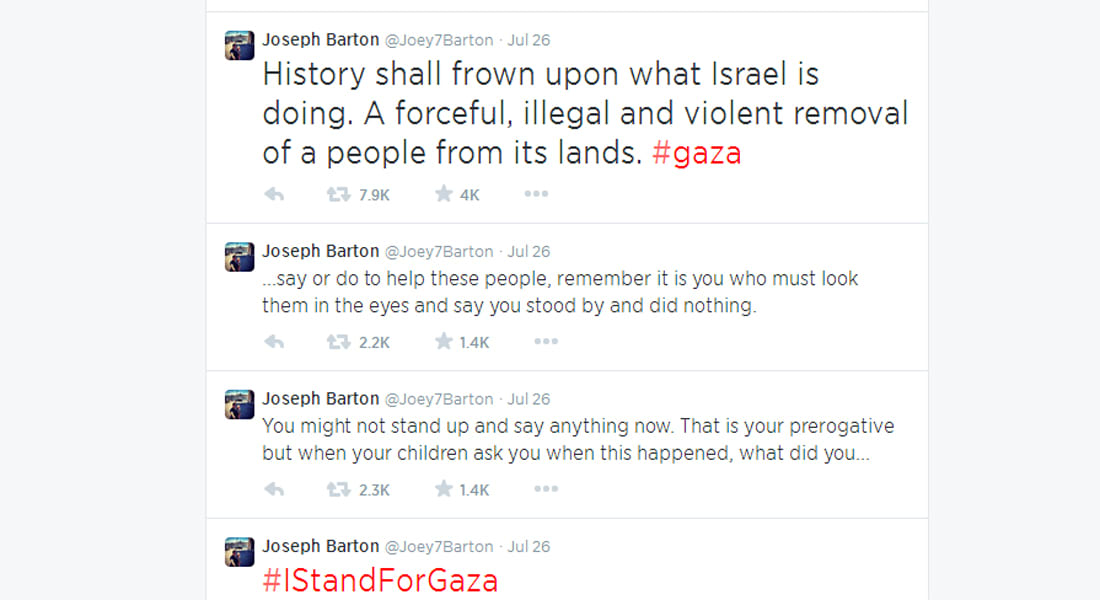 "تلاسن" على تويتر بين نجمي كرة إنجليزي وإسرائيلي بسبب قصف غزة