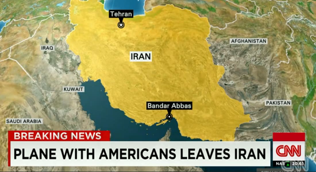 مصدر: طائرة مستأجرة تقل متعاقدين أمريكيين تصل دبي بعد إجبارها على الهبوط بإيران