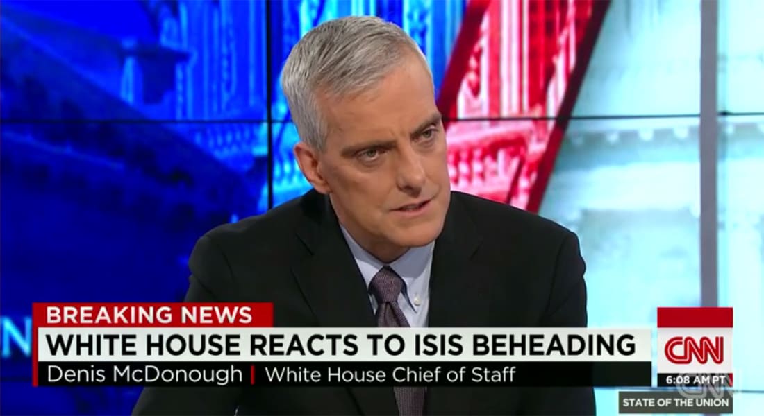 كبير موظفي البيت الأبيض لـCNN: داعش سيفعل كل شيء لزرع الخوف بقلوب خصومه