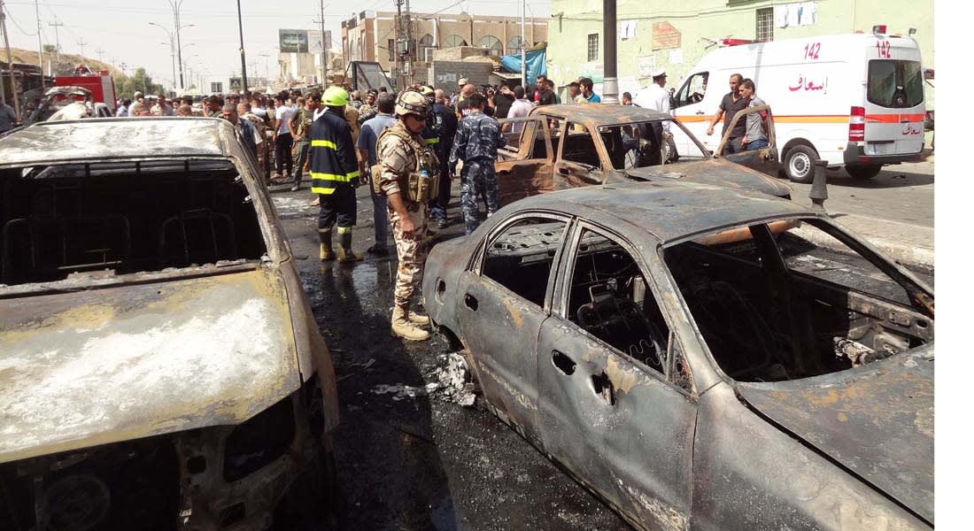 العراق: 13 قتيلا وعشرات الجرحى في سلسلة انفجارات في بغداد وكركوك والمحمودية