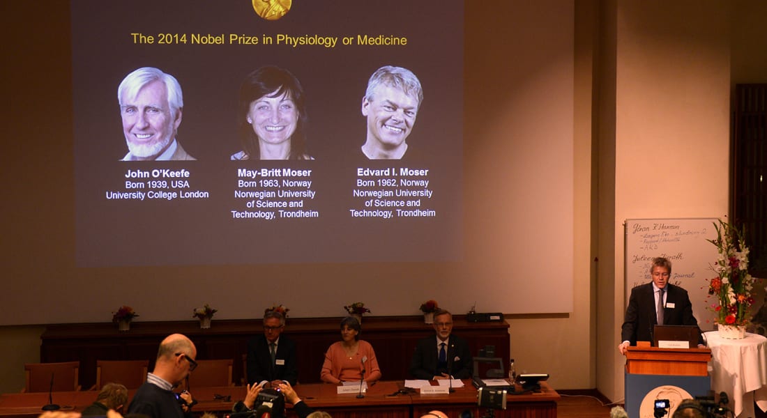الأمريكي أوكيفي يقتسم "نوبل للطب" مع النرويجيين موسر لاكتشاف "جي بي إس" الدماغ