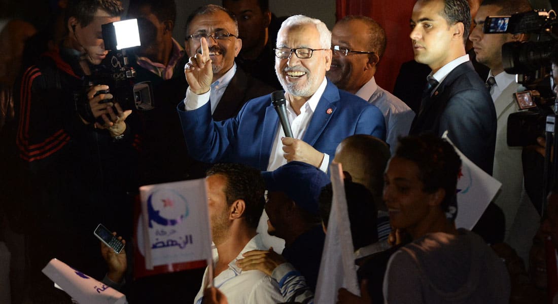 الغنوشي يهنئ قايد السبسي ومساعدوه يؤكدون رغم تراجع النهضة أن الحرية "باقية وتتمدد" في تونس 