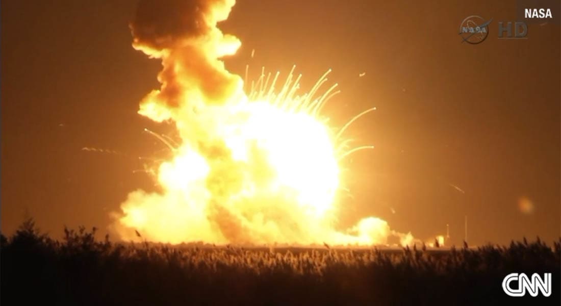 ناسا: انفجار صاروخ غير مأهول بعد إطلاقه بثوان الثلاثاء
