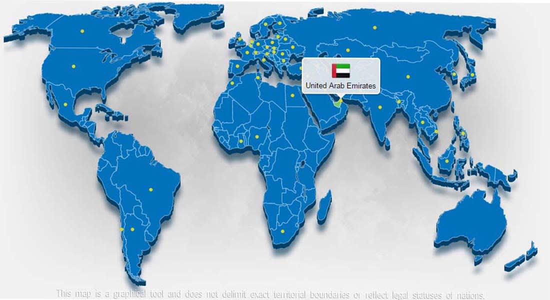إيران تحتج على خريطة الإمارات لدى الوكالة الدولية للطاقة الذرية
