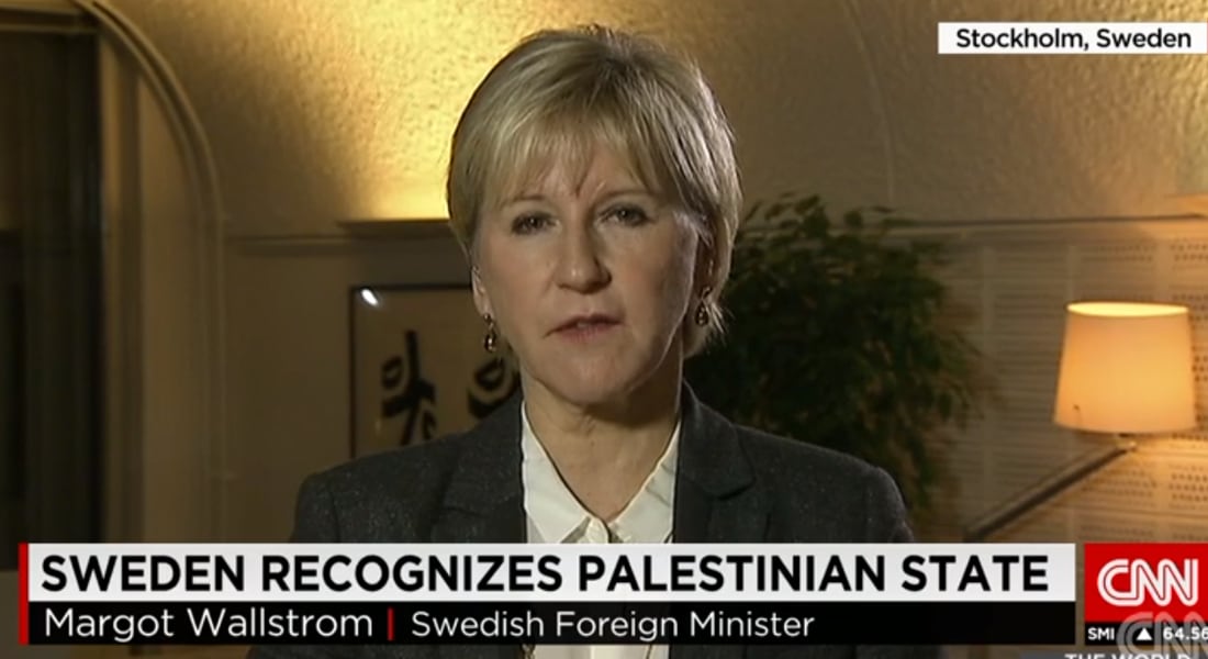 وزيرة خارجية السويد اعترفنا بدولة فلسطين ونعي قلق إسرائيل من قرارنا 