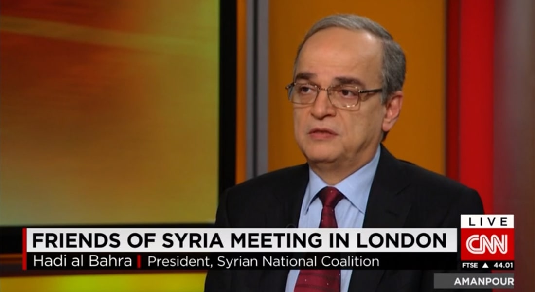 رئيس المعارضة السورية لـCNN: بدء تدريب قوات المعارضة المعتدلة لن يكون قبل فبراير المقبل