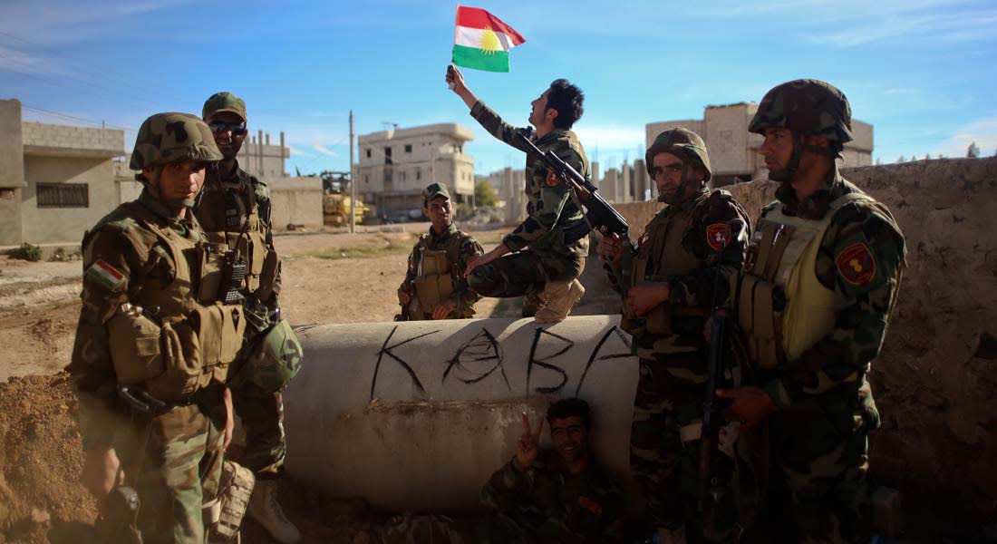 المرصد: "مجموعة الفدائيين" الكردية تنفذ عملية تسيطر فيها على 6 مبان لداعش وذخائر بكوباني