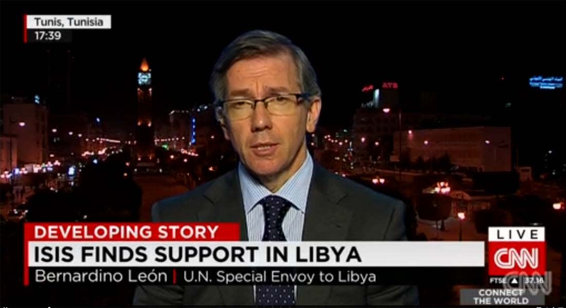 مبعوث الأمم المتحدة الخاص إلى ليبيا لـCNN: الوقت ينفذ من الليبيين.. وأعداد الموالين لداعش بدرنة سيشكل مشكلة أكبر مع مرور الوقت