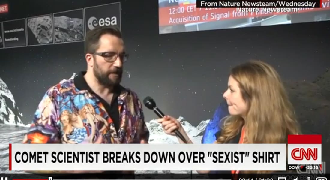 بعد ضجة أثارها قميصه "المتحيز جنسيا"... حملة للدفاع عن عالم فضاء أوروبي
