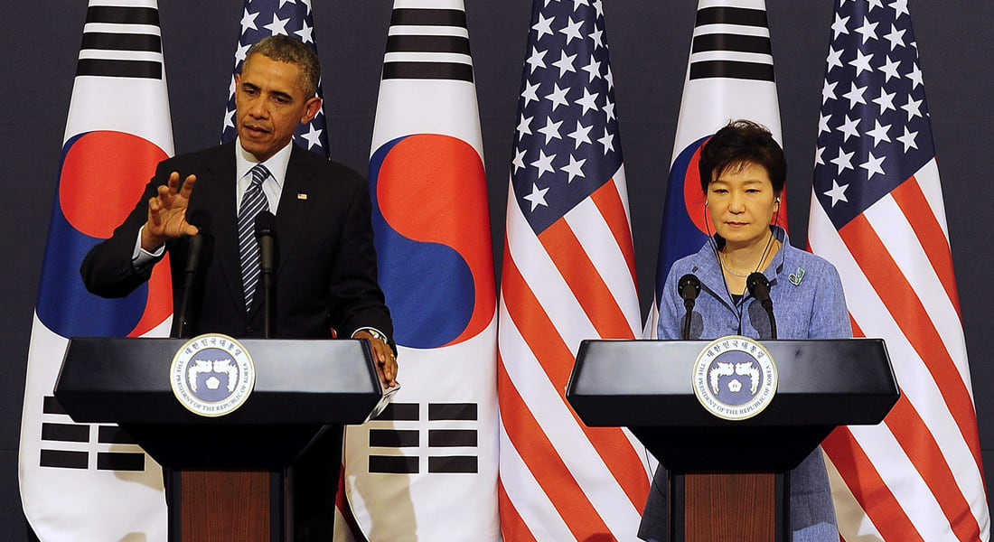 أوباما يهدي "شجرة منغولية" لضحايا "سيوال" ويتوعد بيونغ يانغ