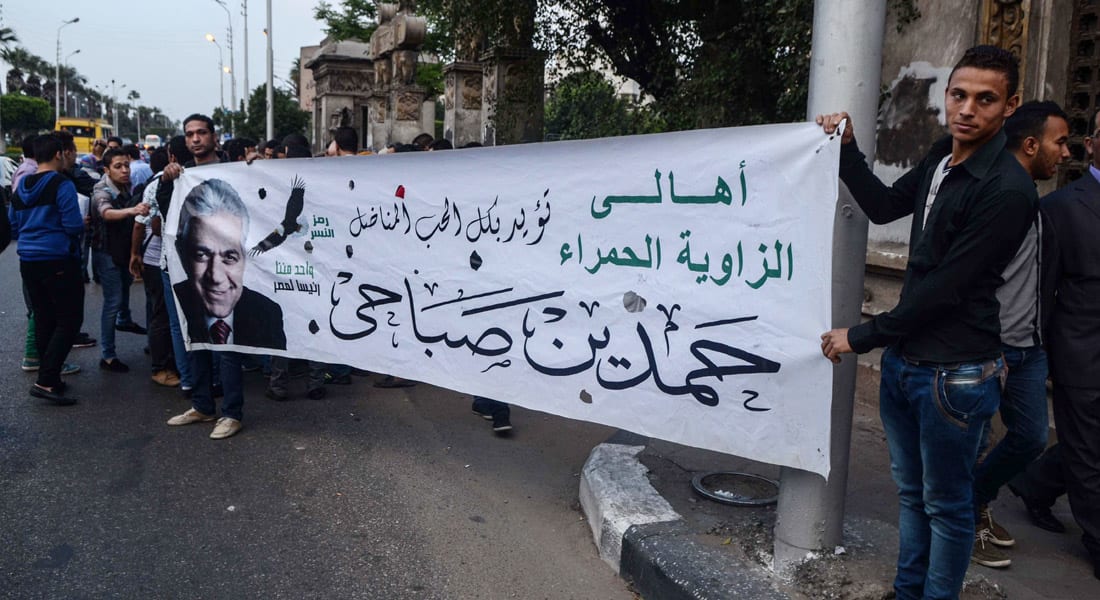 حملة صباحي رداً على تأييد مبارك للسيسي: نسير على الطريق الصحيح للثورة