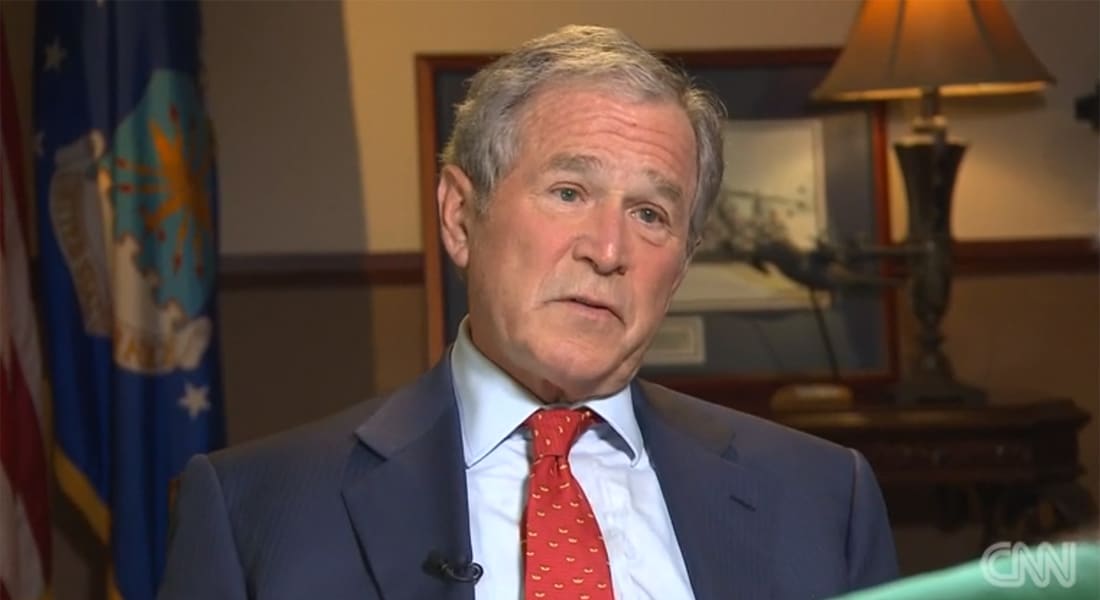 بوش يعلق لـCNN على حرب داعش واستراتيجية أوباما ضد التنظيم