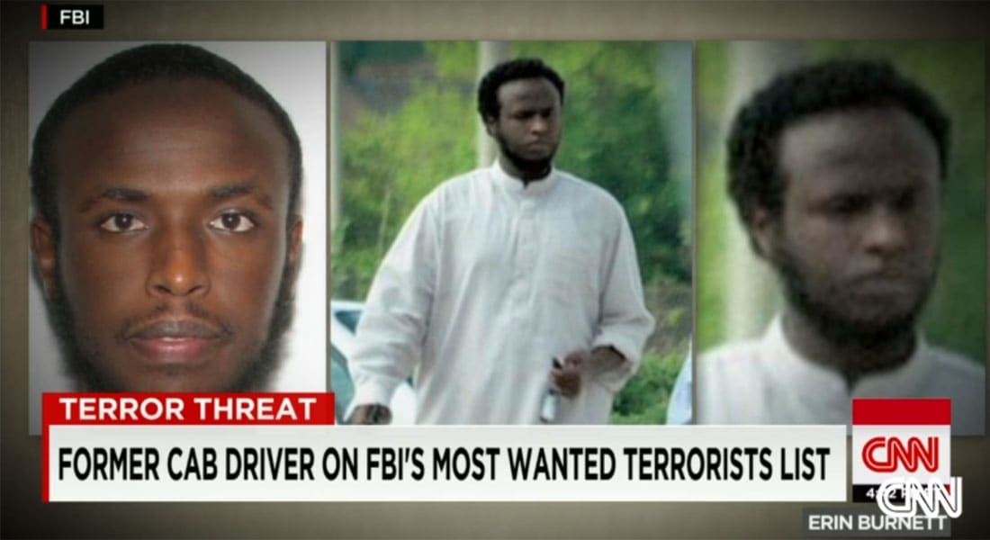 الـFBI يضع سائق سيارة أجرة سابق في واشنطن بقائمة أكثر الإرهابيين المطلوبين