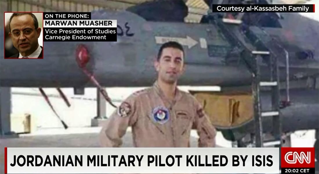 المعشر لـCNN بعد قتل الطيار الكساسبة: على الأردن المضي قدما في قتاله داعش