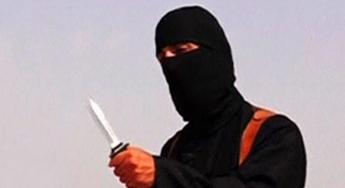  تقارير: "جون الجهادي" المقنّع منفذ عمليات الذبح لدى داعش.. بريطاني مولود بالكويت يدعى محمد الموازي 