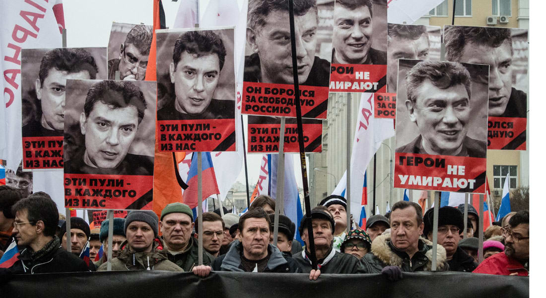 موسكو تعتقل قوقازيين يشتبه في علاقتهما باغتيال نيمتسوف أحد أبرز معارضي بوتين