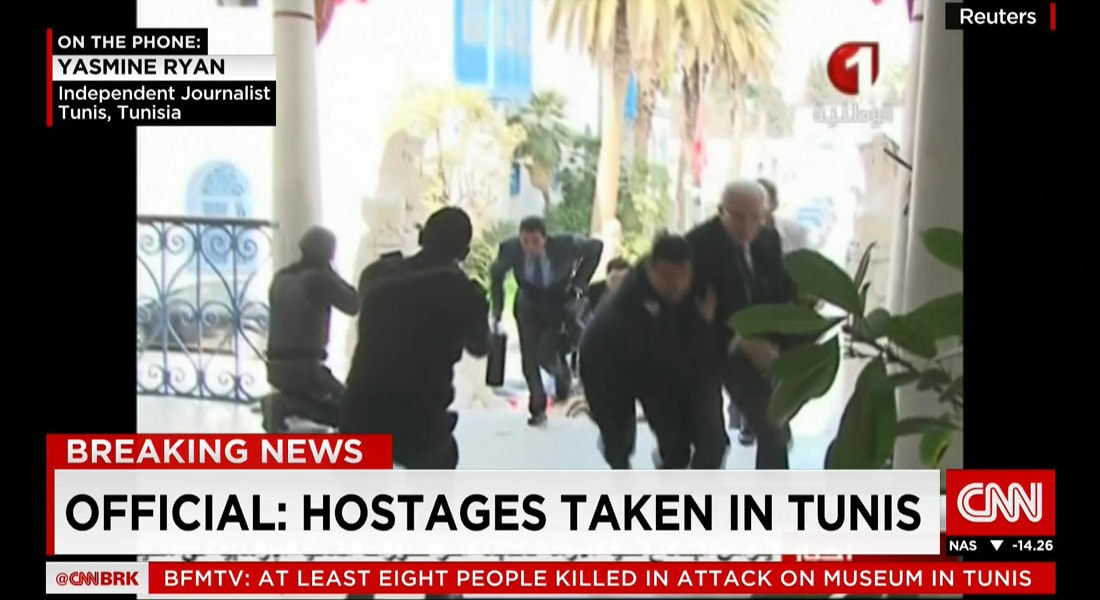 تونس: 8 قتلى بهجوم على مجلس النواب ومتحف باردو 