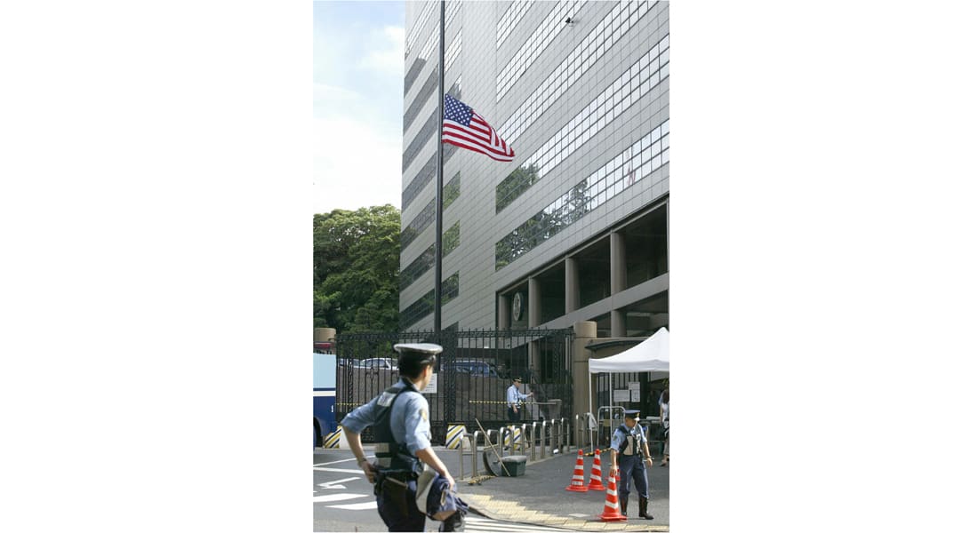 الشرطة اليابانية لـCNN: اعتقال شخص اعترف بإجرائه مكالمات هاتفية مهددا بتفجير السفارة الأمريكية بطوكيو