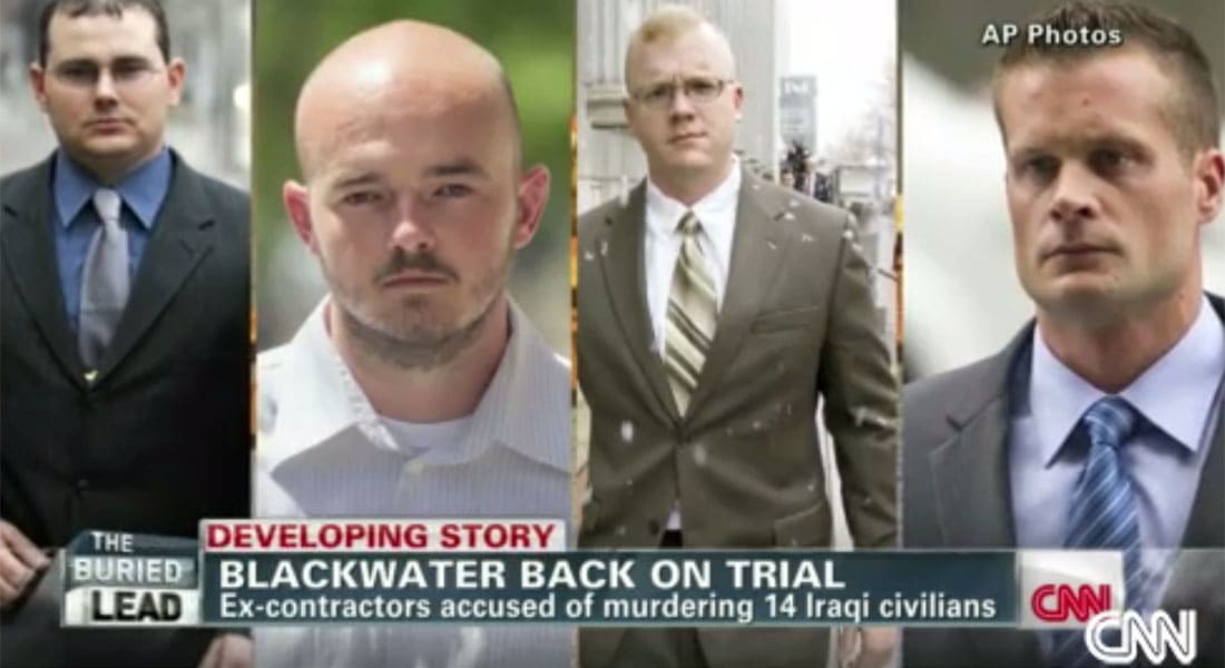 أمريكا: المؤبد لعنصر من بلاكووتر والسجن 30 عاما لـ3 آخرين لقتلهم 17 عراقيا بـ"ساحة النسور"