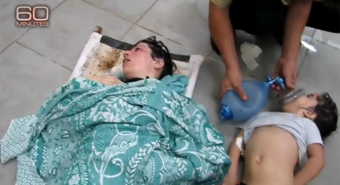شاهد.. لقطات من هجوم بغاز السارين بسوريا تثير ضجة بالرأي العام الأمريكي