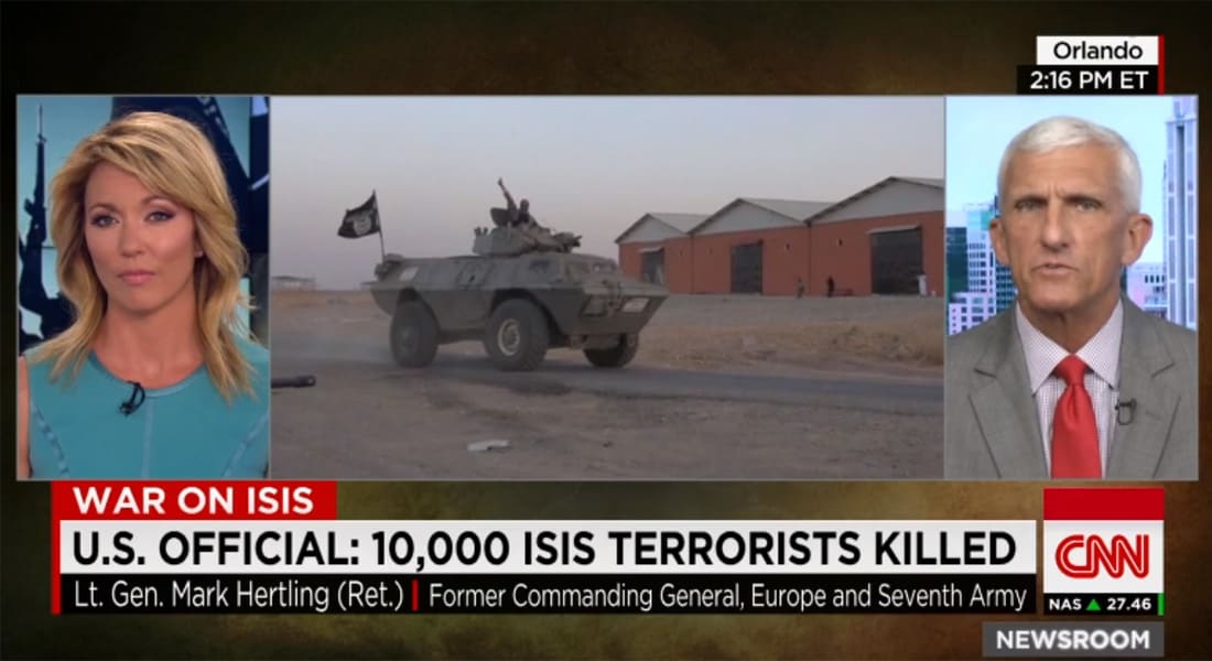المحلل العسكري بـCNN: تقارير مقتل 10 آلاف عنصر بداعش لا تقيم الأوضاع على الأرض بالعراق.. وسببان يجذبان التنظيم للسيطرة على السدود 