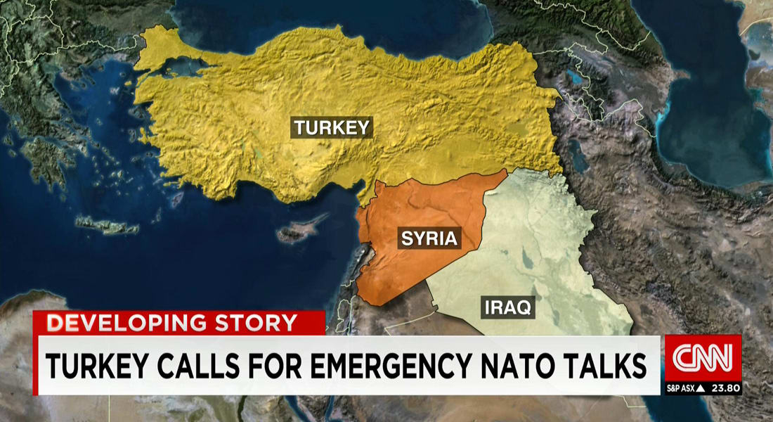 مسؤول بالبنتاغون لـCNN عشية اجتماع الناتو بطلب من تركيا: لا يوجد اتفاق لإقامة مناطق حظر للطيران فوق سوريا