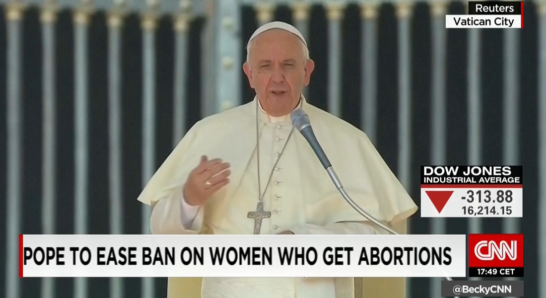 بابا الفاتيكان يغير مؤقتا نظرة الكنيسة الكاثوليكية للنساء اللواتي قمن بعمليات إجهاض ويسامحهن