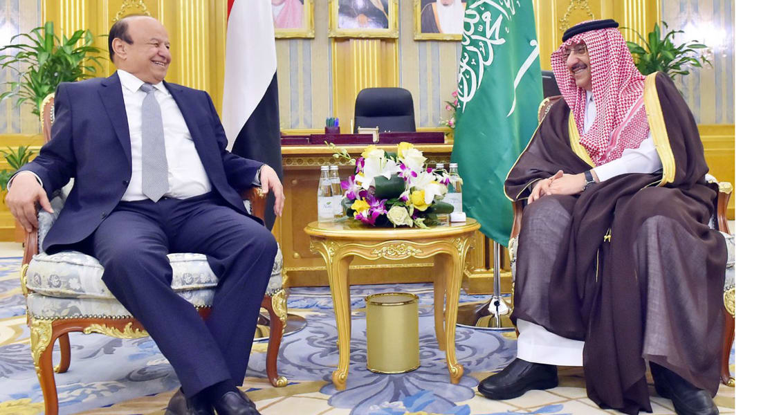 الرئيس اليمني يطالب السعودية بتكثيف الغارات على الحوثيين.. وبحاح: حسم معركة تعز مسألة وقت