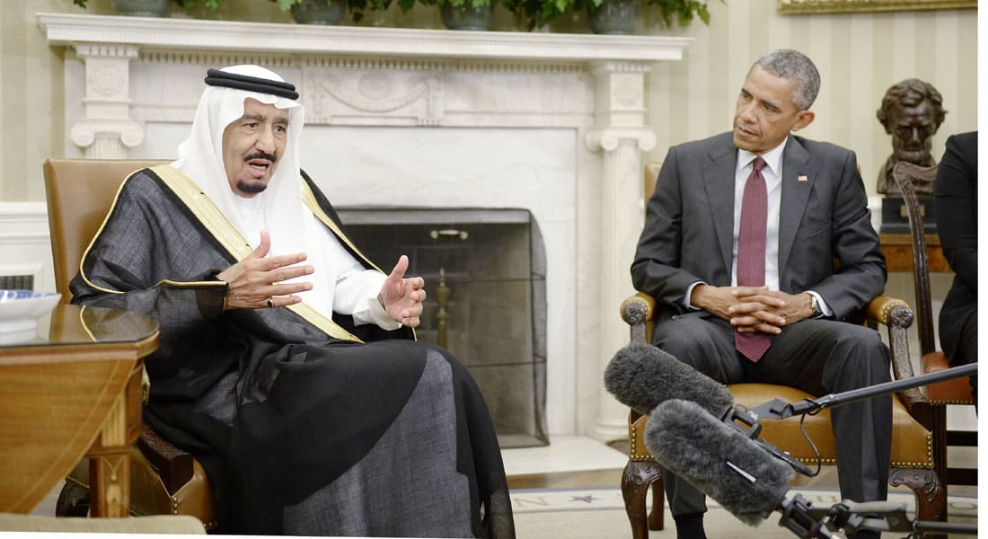 أوباما وملك السعودية: نواصل التعاون المشترك من أجل تحقيق الاستقرار في الشرق الأوسط 