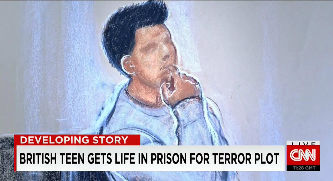 بريطانيا: السجن مدى الحياة لمراهق يبلغ من العمر 15 عاما اعترف بصلته بمخطط إرهابي دولي