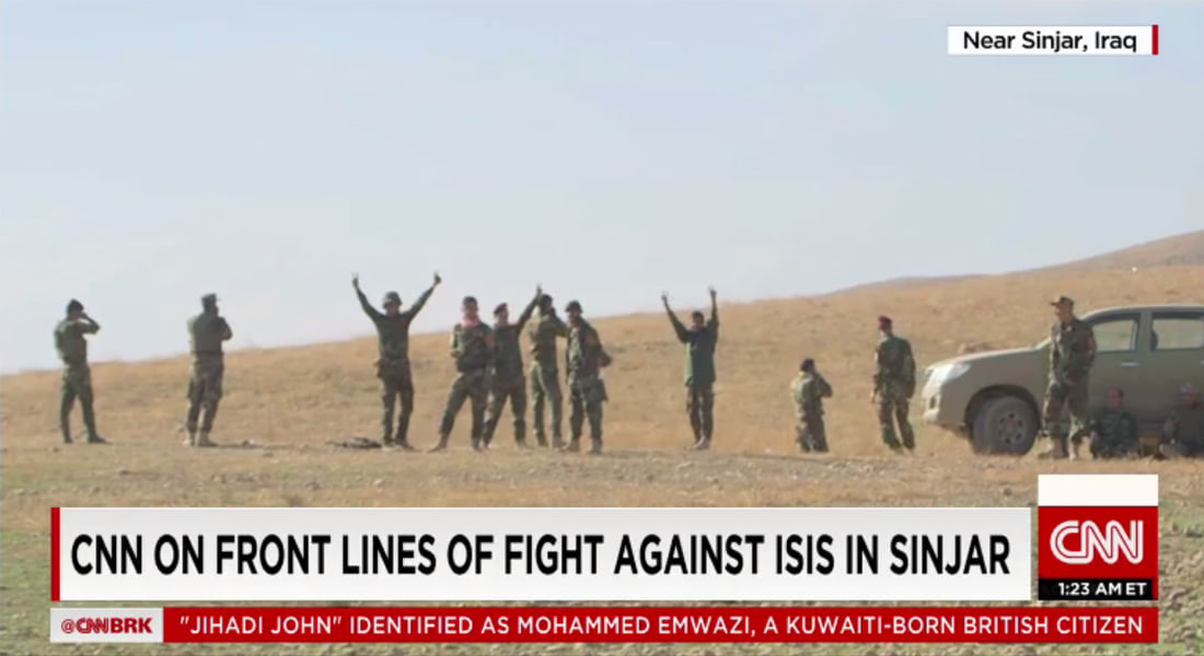 مسعود بارزاني يعلن الانتصار على ميليشيا داعش واستعادة سنجار