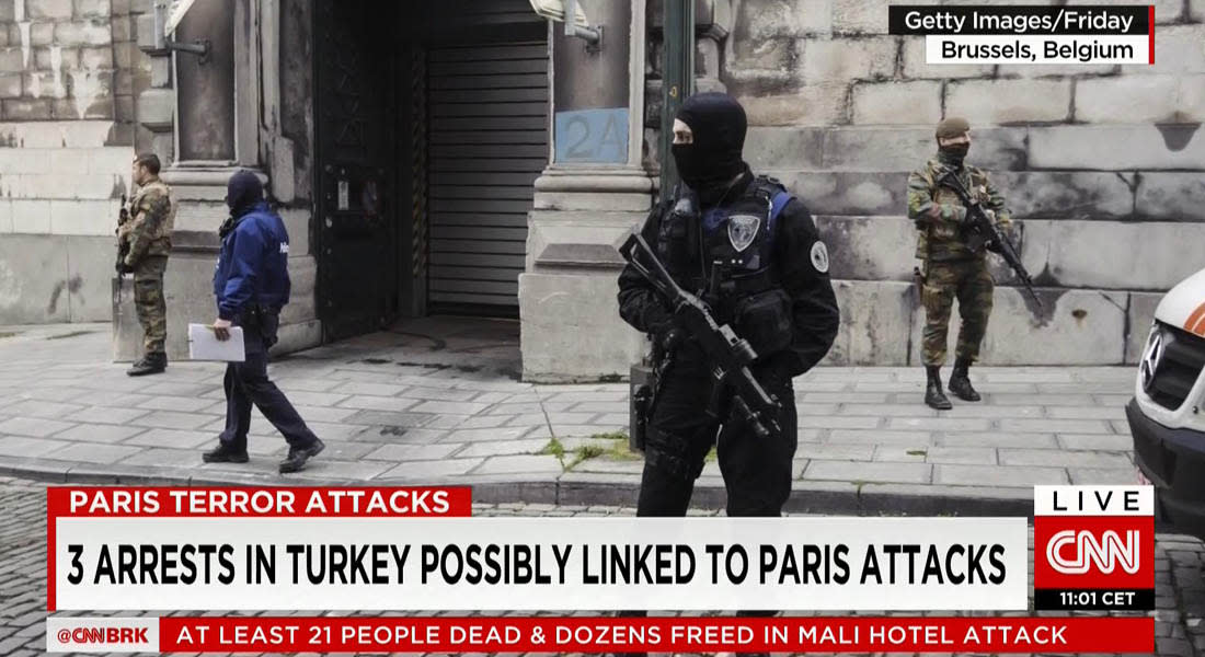 تركيا تعتقل سوريين وبلجيكي من أصول مغربية للاشتباه بانتمائهم لداعش وصلتهم بهجمات باريس