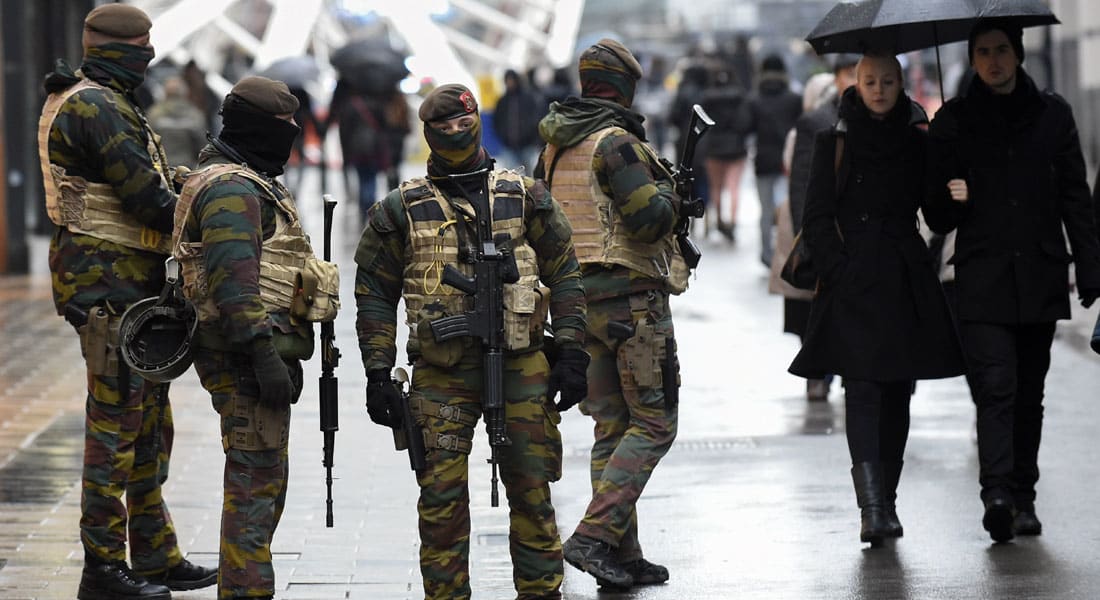 بلجيكا: انتهاء حملة مداهمات أمنية باعتقال 16 شخصا ليس من بينهم صلاح عبدالسلام المشتبه بتورطه في هجمات باريس 