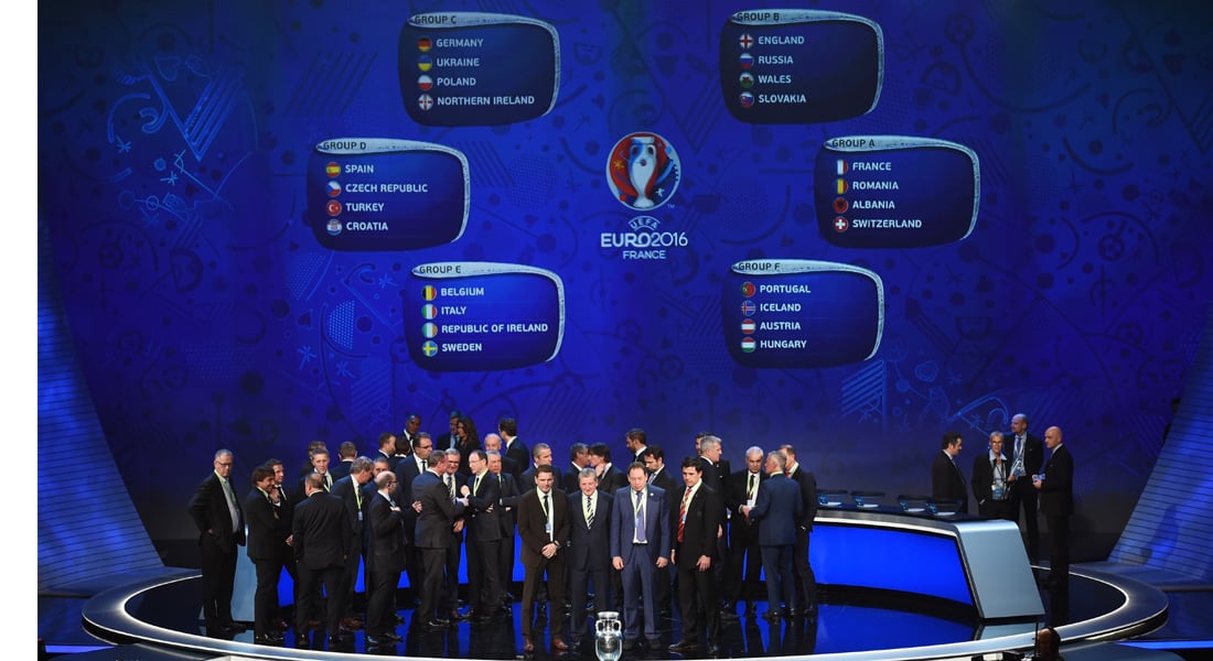 قرعة تاريخية لـ"يورو 2016" في باريس بمشاركة 24 منتخباً لأول مرة بغياب بلاتيني