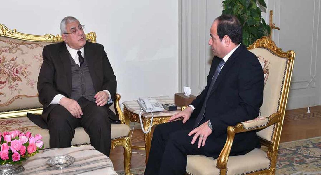 مصر.. تصريحات منسوبة لمنصور تشعل التكهنات حول رئاسة البرلمان ويعتبر تعيينه "أمراً رئاسياً"
