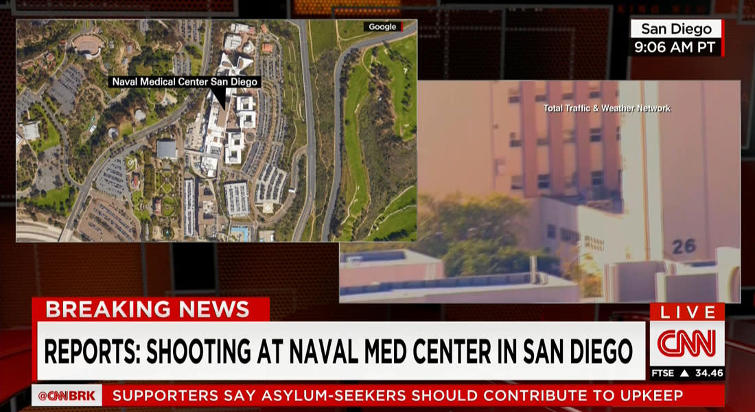البحرية الأمريكية: المحققون لم يجدوا شيئا للآن يدعم بلاغ إطلاق النار بالمركز الصحي في سان دييغو